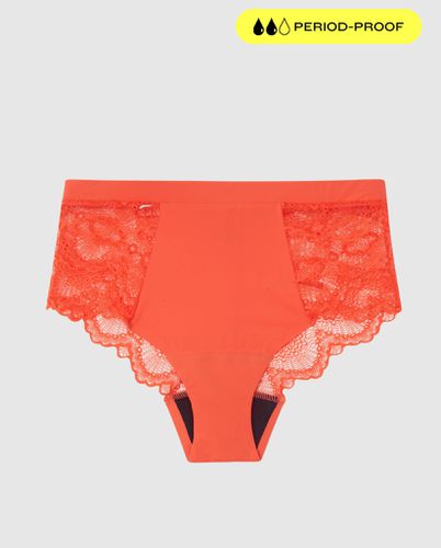 Lace Period Highwaist Briefs - Understatement - Modalova