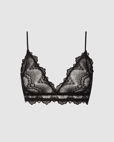 Lace Triangle Bralette - | Bralettes - Bralettes / Triangle Bralette - Polyamide - Understatement - Modalova