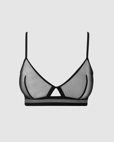 Mesh Cut-Out Triangle Bralette | Bralettes - Bralettes / Triangle Bralette - Polyamide - Understatement - Modalova