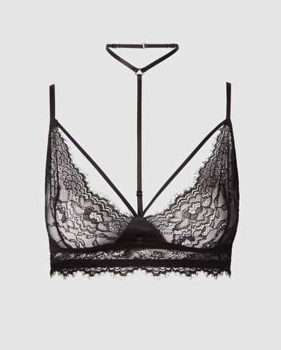 Lace Strappy Triangle Bralette - | Bralettes - Bralettes / Triangle Bralette - Understatement - Modalova