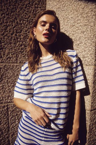 Shay Knit Jumper Blue Stripe - Noella - Modalova