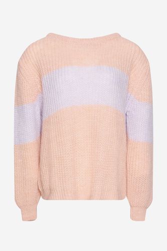 Mia Knit Sweater Apricot/Lavender Mix - Noella - Modalova