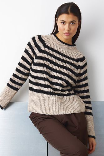 Juliette Knit Black/Sugar Stripe - Noella - Modalova