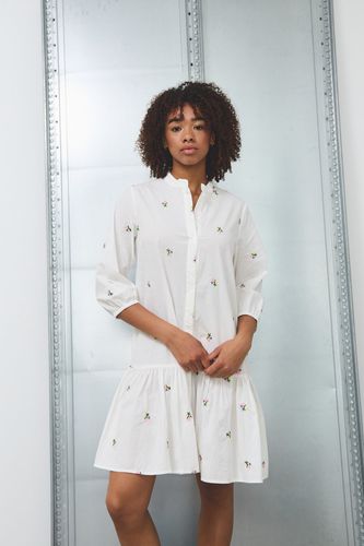 Imogene Dress White Embroidery - Noella - Modalova