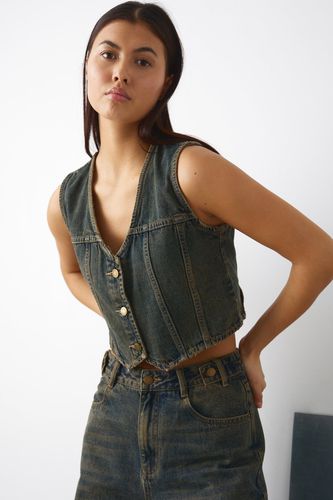 Judith Vest Worn Blue Wash - Noella - Modalova