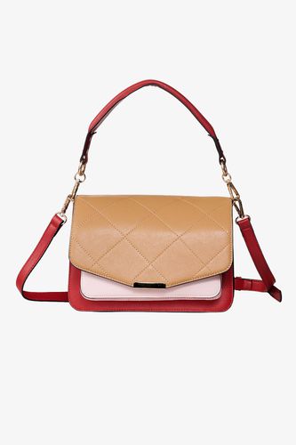 Blanca Multi Compartment Bag Camel/red/pink - Noella - Modalova