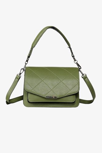 Blanca Multi Compartment Bag Green Leather Look - Noella - Modalova