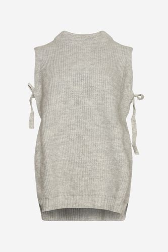 Charlotte Knit Vest Grey Melange - Noella - Modalova
