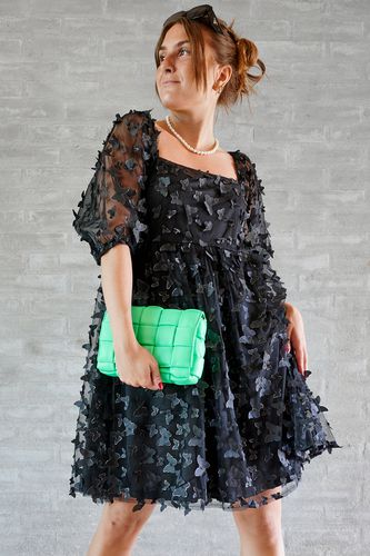 Kaya Short Dress Black w. black - Noella - Modalova