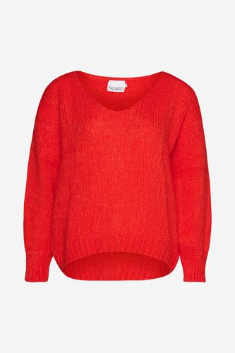 Fora Knit V-neck Sweater Red - Noella - Modalova