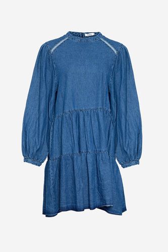Tif Dress Cotton Denim Dark Blue - Noella - Modalova