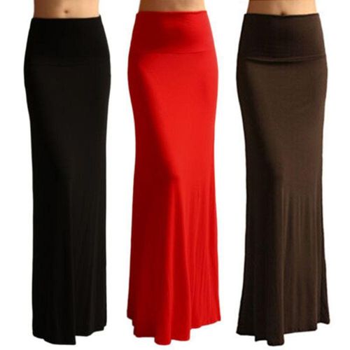 High Waist Flare Fishtail Maxi Long Skirt - musthaveskirts - Modalova
