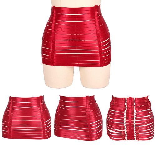 Strappy Harness Belt Mini Skirt - musthaveskirts - Modalova