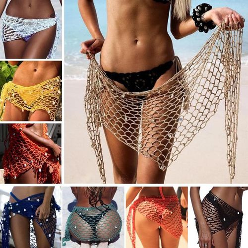 Bikini Cover Up Sunscreen Nets Skirt - musthaveskirts - Modalova