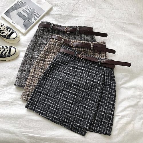 High Waist A-line Mini Skirt - musthaveskirts - Modalova