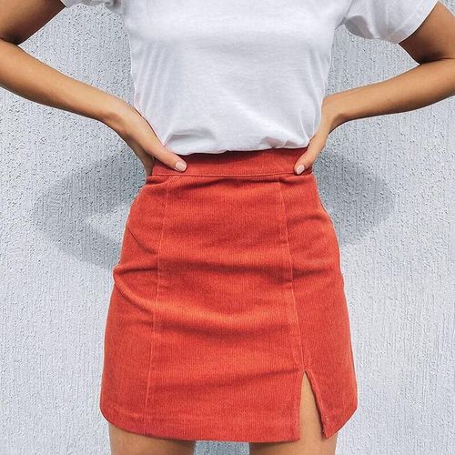 High Waist Straight Skirt - musthaveskirts - Modalova