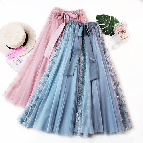 Cute Bow High Waist Pleated Skirt - musthaveskirts - Modalova