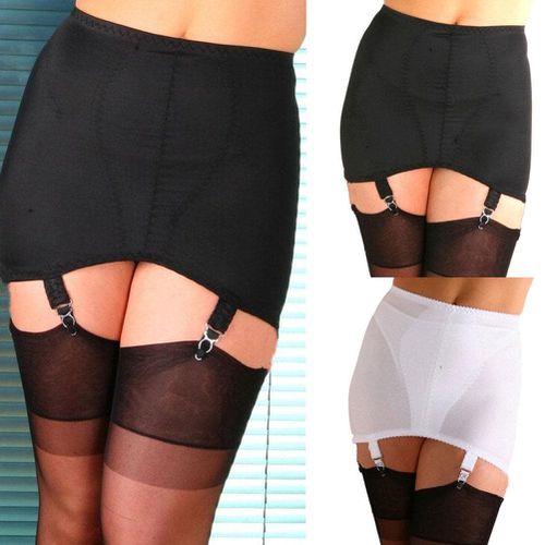 Women High Waist Skirt Garter Belt - musthaveskirts - Modalova