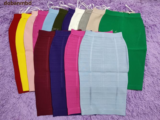 Knee-Length Bandage Skirts 16 Colors - musthaveskirts - Modalova