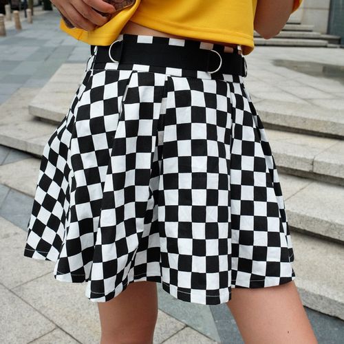 Checkered Skirt - musthaveskirts - Modalova
