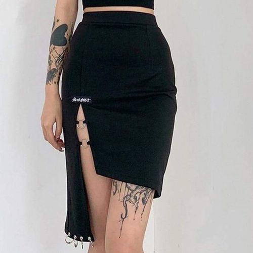 Goth Dark Gothic Punk Grunge Mini Skirts - musthaveskirts - Modalova