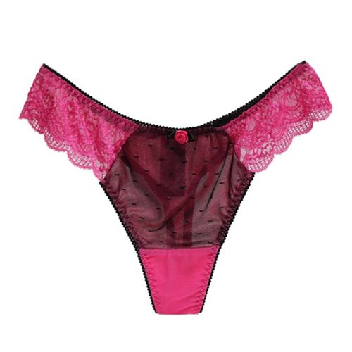 Ladies Hollow Ruffled Print Lace Panties - musthaveskirts - Modalova