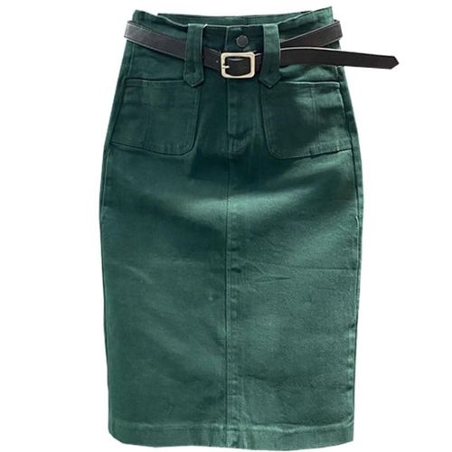 Length Ol Jeans Skirt - musthaveskirts - Modalova