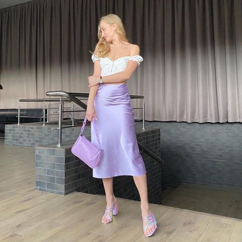 Elegant Ladies Office Long Skirt - musthaveskirts - Modalova