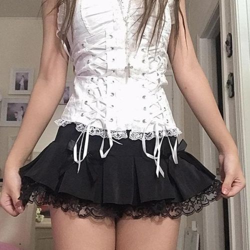 High Waist Pleated Micro Skirt - musthaveskirts - Modalova