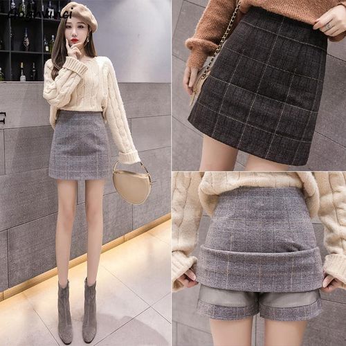 Korean Style Mini Hip Skirt - musthaveskirts - Modalova