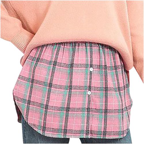Cardigan Button Half-Body Skirt - musthaveskirts - Modalova