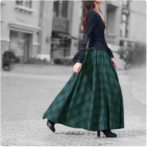 High Quality Woolen Casual Skirt - musthaveskirts - Modalova