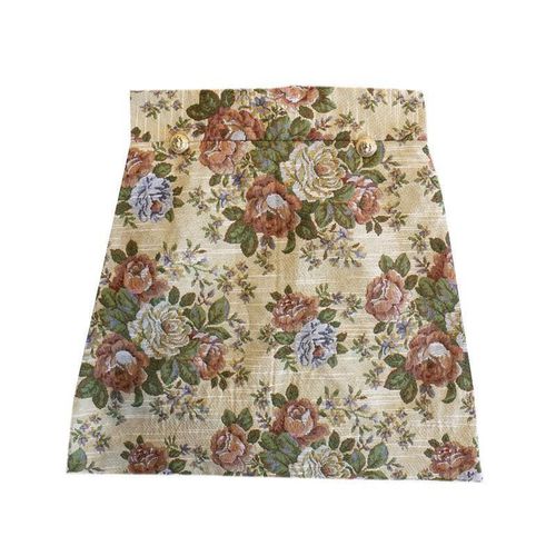 Flowers Embroidery Beautiful Mini Skirt - musthaveskirts - Modalova