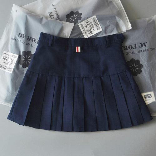 College Style High Waist Pleated Skirt - musthaveskirts - Modalova