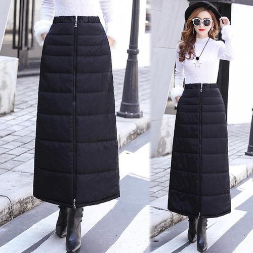 Long Section Winter Skirt - musthaveskirts - Modalova