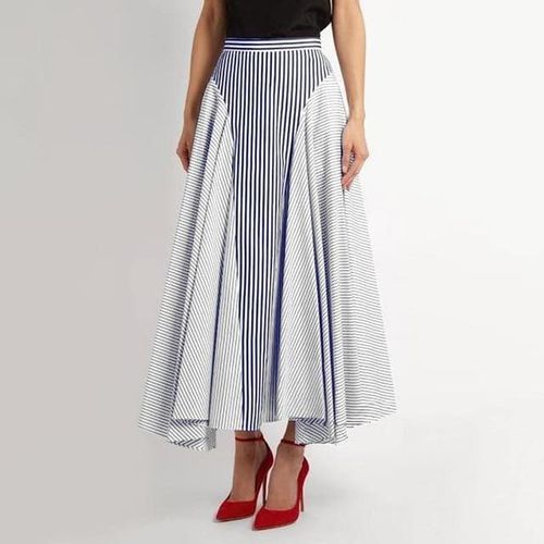 Fashion Striped Maxi Skirts - musthaveskirts - Modalova