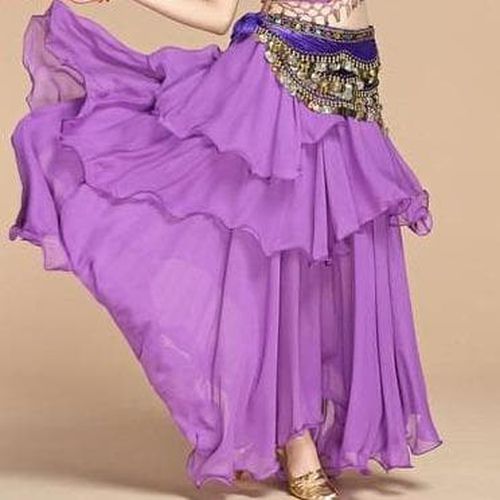 Three-Layer Chiffon Dress Practice Skirt - musthaveskirts - Modalova