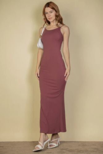 Ribbed Mermaid Hem Camisole Maxi Dress - KandyKouture - Modalova