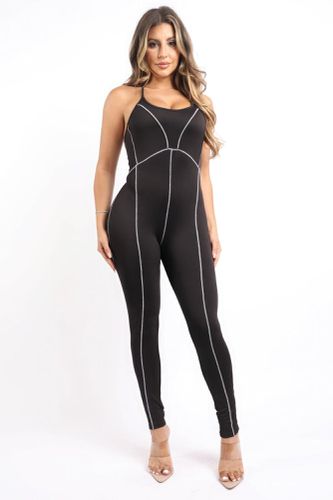 Overlock Line Jumpsuit - KandyKouture - Modalova