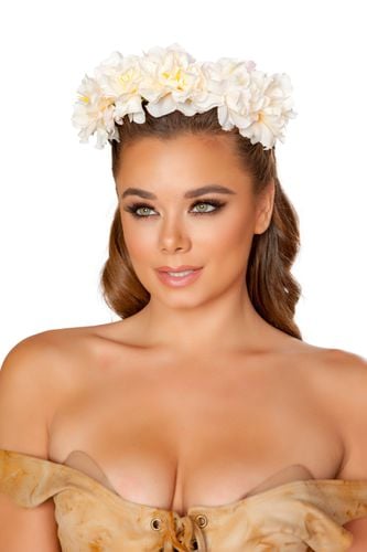 Large Floral Headband - Roma Costume - Modalova