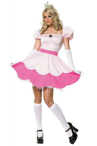 Pink Video Game 3Pc Sexy Peachy Princess Costume - AMIClubwear - Modalova