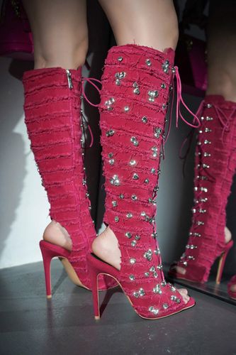 RENAISSANCEE - PINK Thigh High Boots - CAPE ROBBIN - Modalova