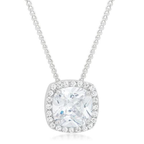 Pave Halo Pendant - AMIClubwear - Modalova