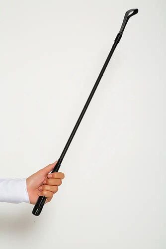 Sexy Black Faux Leather Riding Crop Whip - Kandy Kouture - Modalova