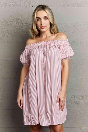 Ninexis Show Compassion Off The Shoulder Mini Dress - Trendsi - Modalova