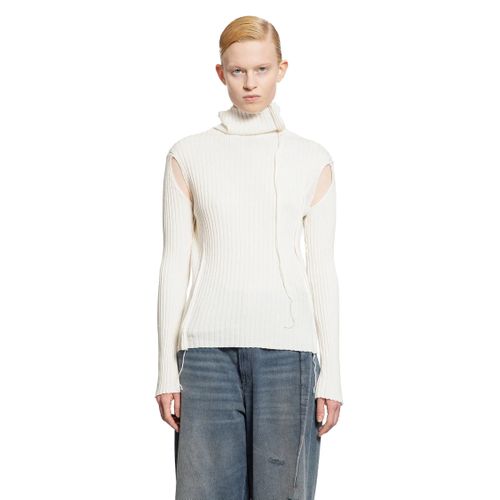 Cut-Out Turtleneck Sweater - MM6 MAISON MARGIELA - Modalova