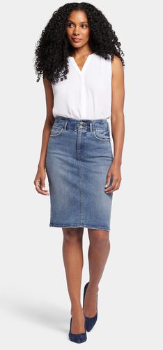 High Waist Skirt Medium Blue Premium Denim | - Nydj - Modalova