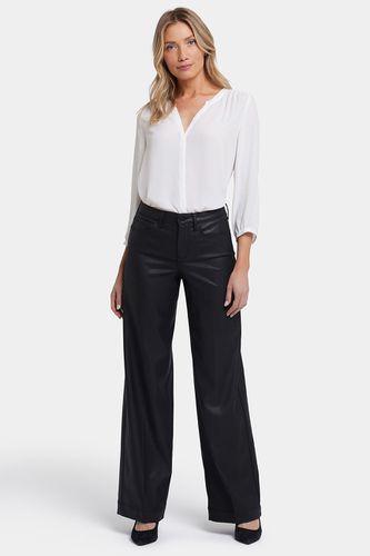 Teresa Wide Leg Jeans Black Coating Premium Denim | - Nydj - Modalova