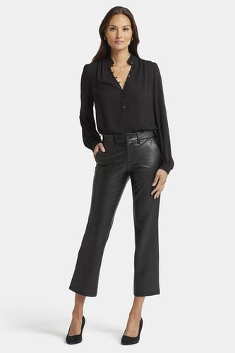 Faux Leather Straight Sculpt-Her™ Ankle Trouser | - Nydj - Modalova