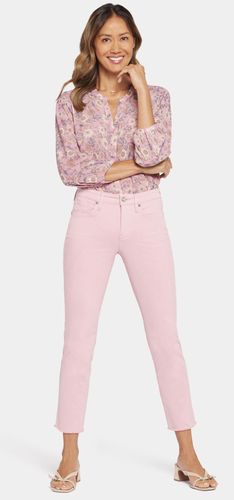 Sheri Slim Ankle Jeans Abgeschnittener Saum Rosa Farbiger Denim | - Nydj - Modalova